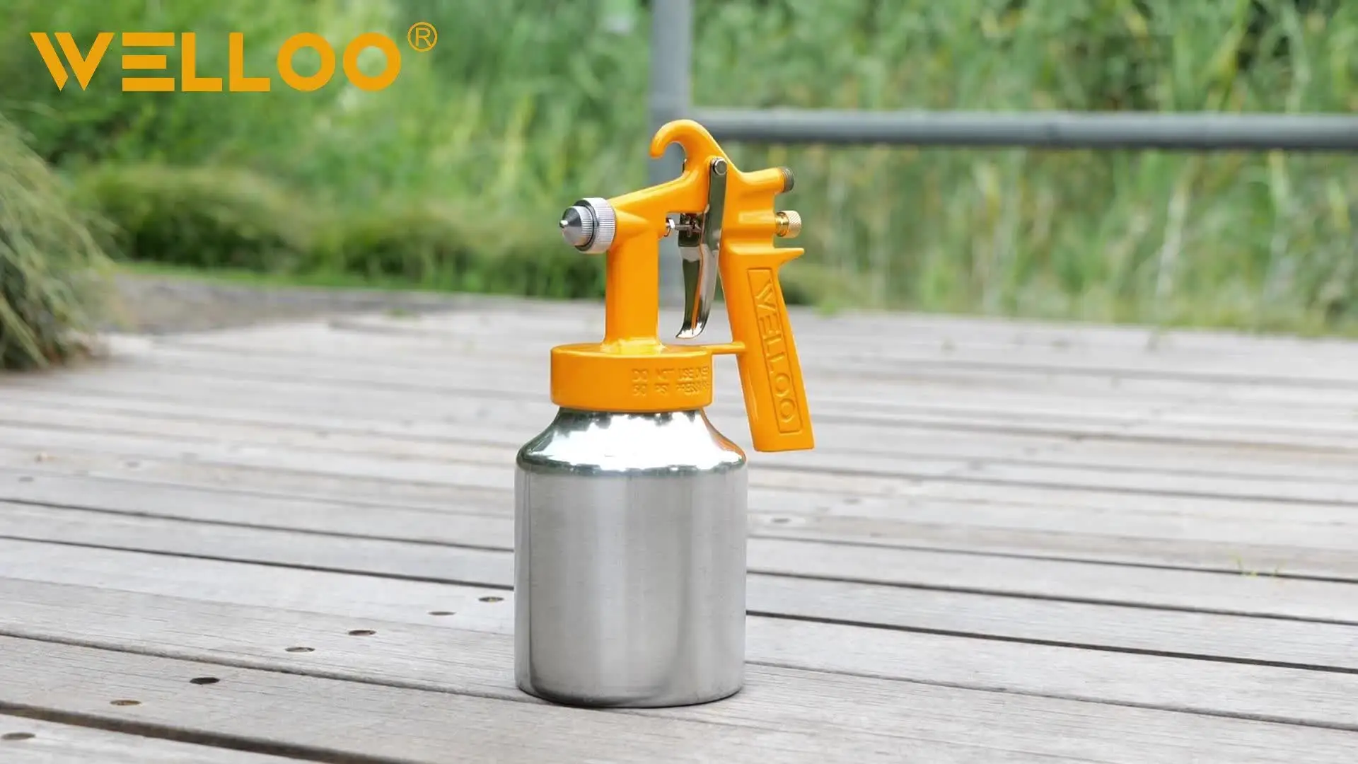 WELLOO Pneumatic Air Spray Gun 1.2 mm Nozzle HVLP High Atomization for Automotive Paint & Furniture Coating model ASG472 AIR TOOLS product thumbnail 9