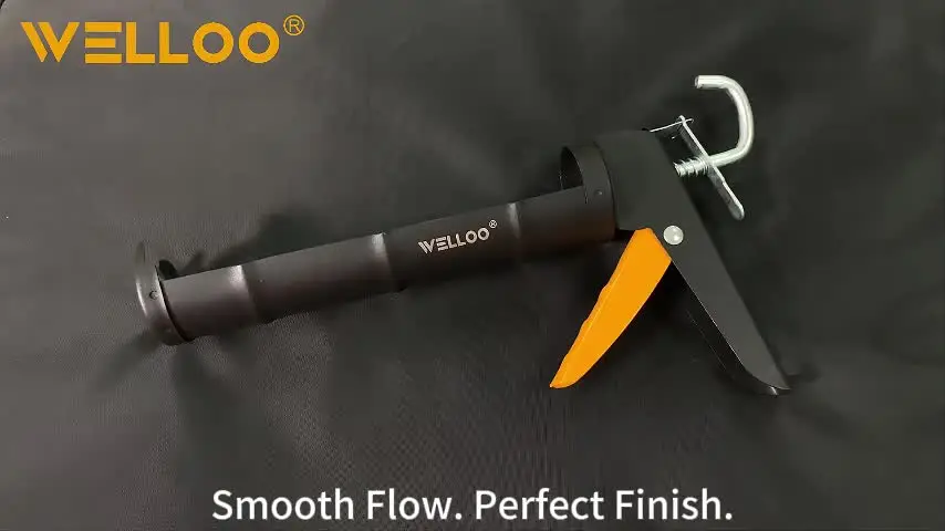 WELLOO High Accuracy Industrial Grade Caulk Gun High Dimensional Accuracy Manual Power Caulk Gun model CKG8002 HAND TOOLS product thumbnail 9