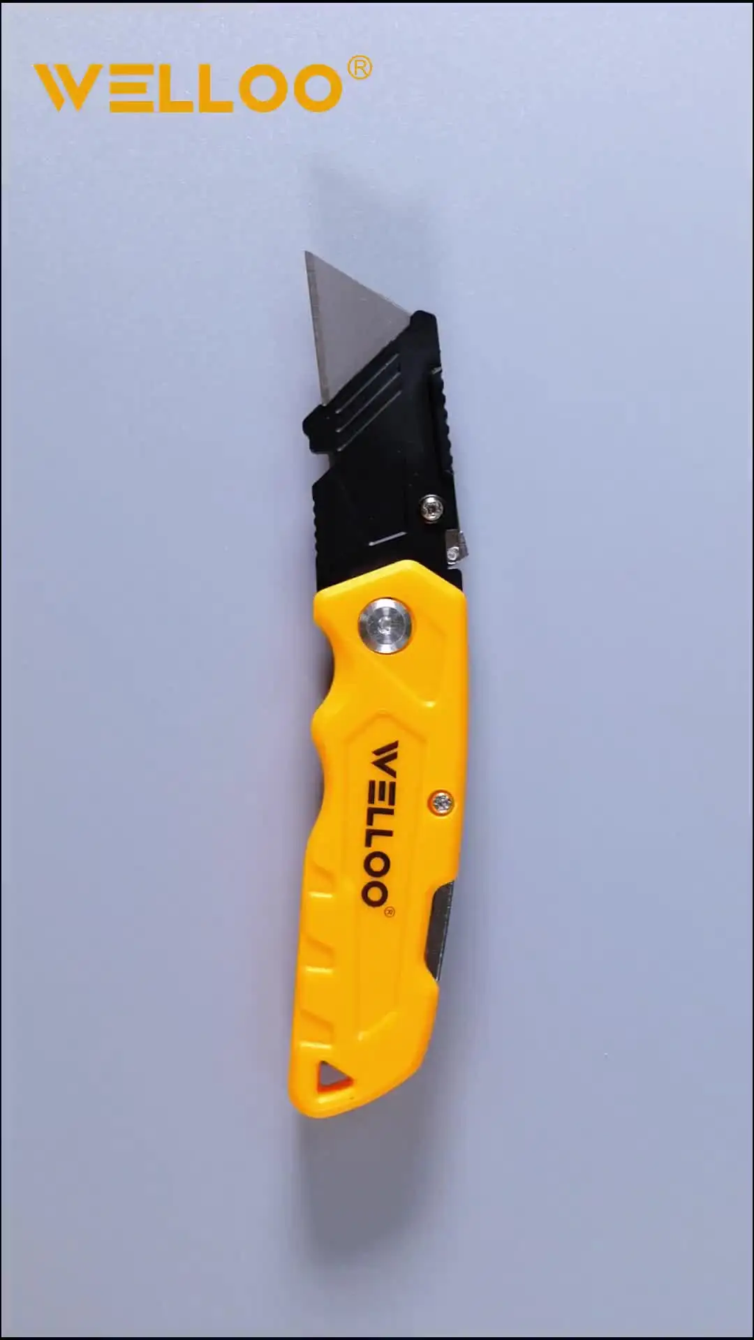 WELLOO Industrial 61mmx19mm Utility Knife Hand Portable Folding Utility Knife with Plastic Handle model FKF6519 HAND TOOLS product thumbnail 9