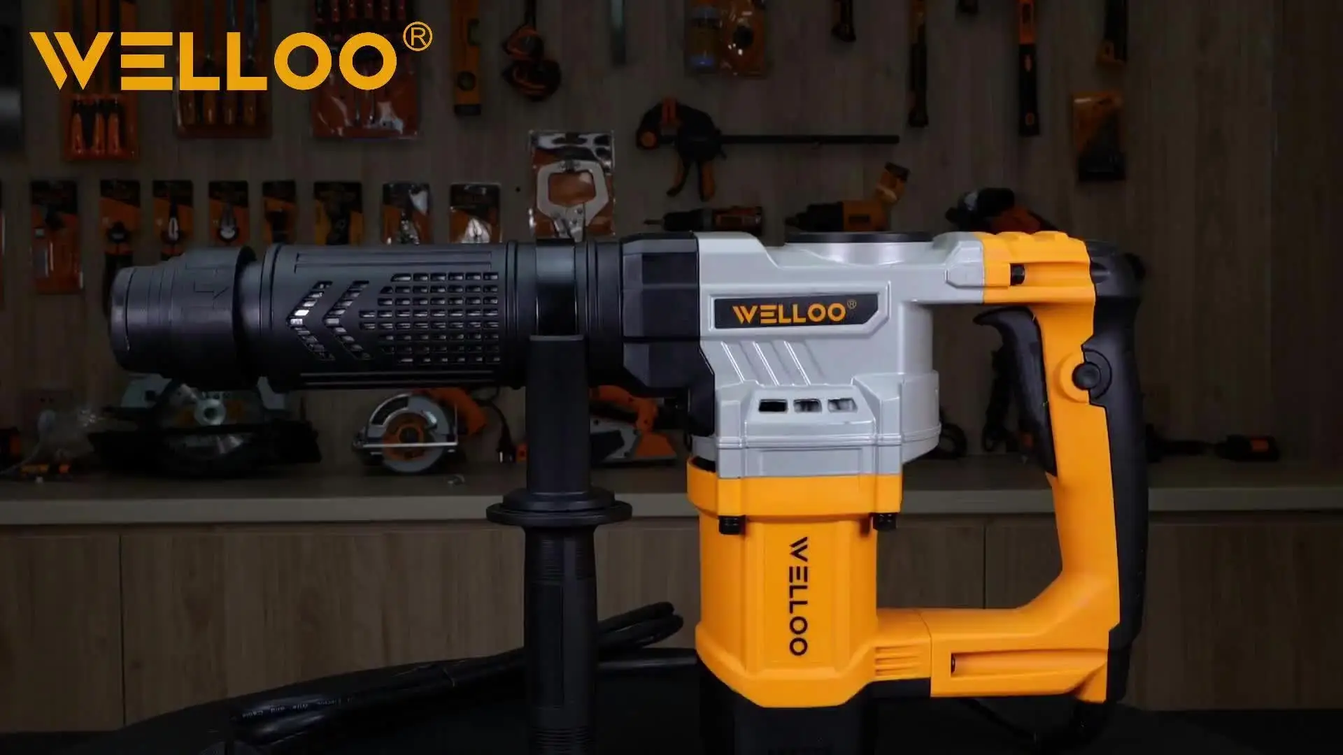 WELLOO Electric Demolition Breaker 1050W Compact Design for Wall Slotting & Floor Removal in Renovation Projects model DBK85035 POWER TOOLS product thumbnail 8