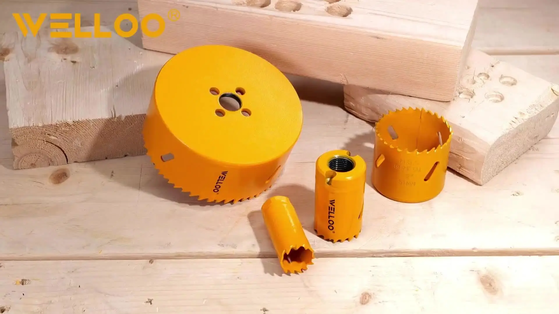 WELLOO M42 Bi-Metal Hole Saw Cutter, Heavy Duty Cobalt Core Bit & Hole Opener for Metal Sheet Stainless Steel Wood Plastic model HS42102 ACCESSORIES product thumbnail 9