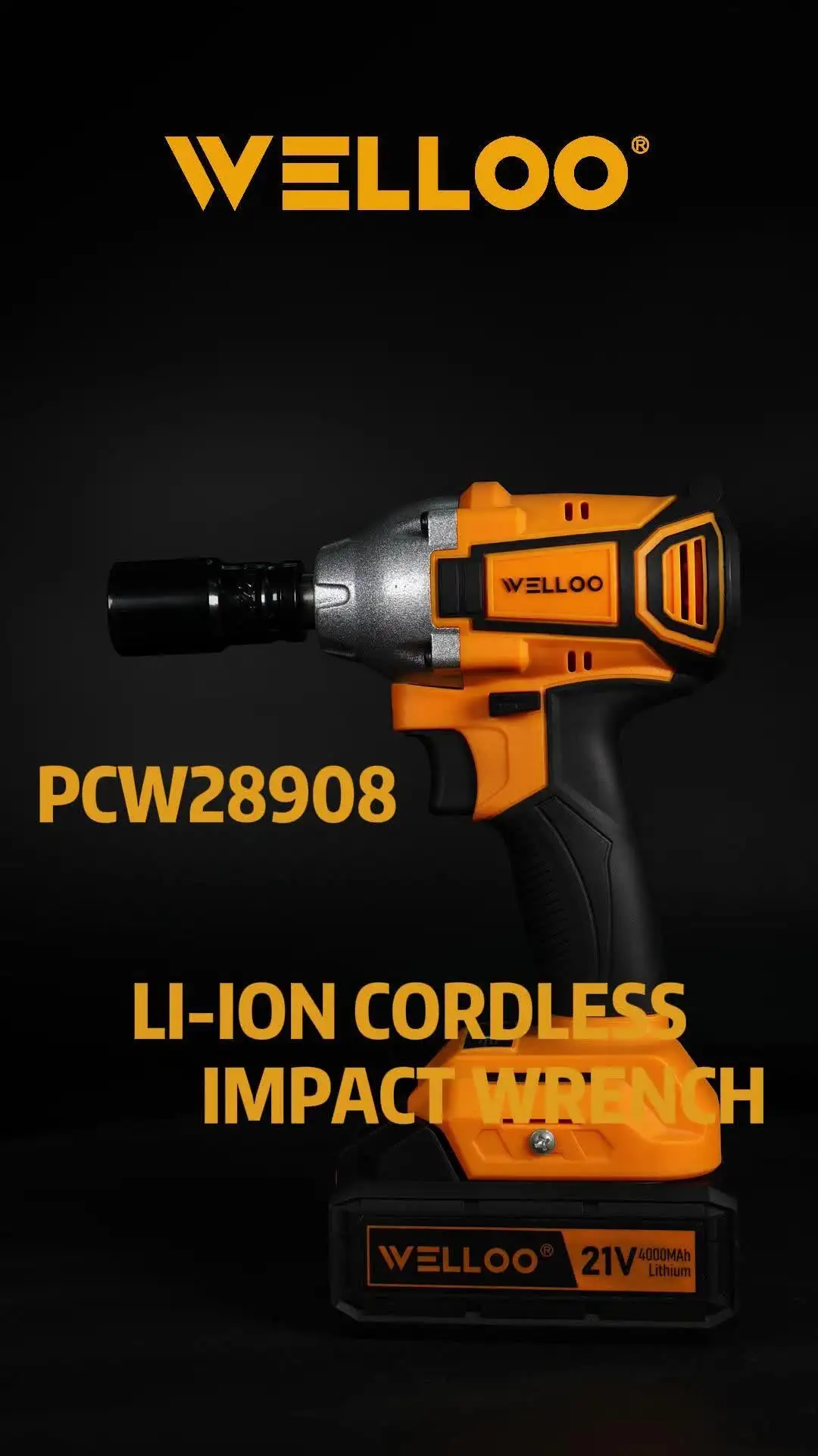 WELLOO Industrial Brushless Cordless Power Tools 400Nm 1/2 model PCW28908 CORDLESS TOOLS product thumbnail 9