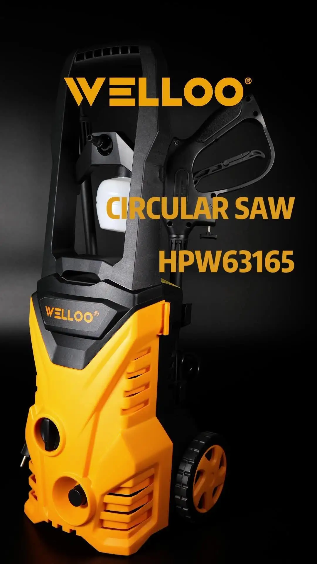 WELLOO Universal Customized Car Washer Machine 1650W High Pressure Ccleaner Washing Machine for Industrial Engineering model HPW63165 POWER TOOLS product thumbnail 8