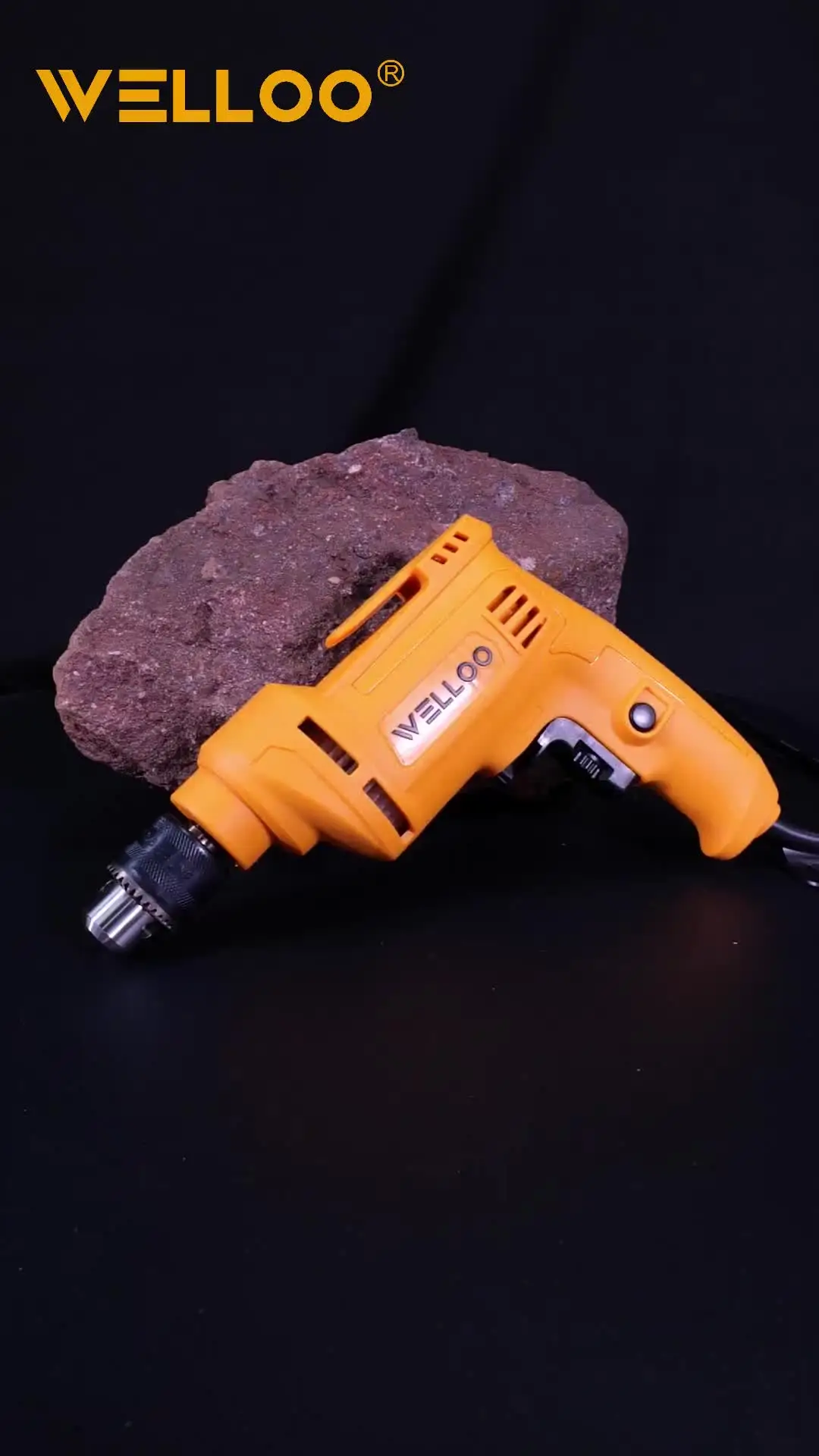 WELLOO OEM Customizable Power Hardware Tools 3300RPM Variable Speed Wired Hand Drill model EPD91500 POWER TOOLS product thumbnail 4