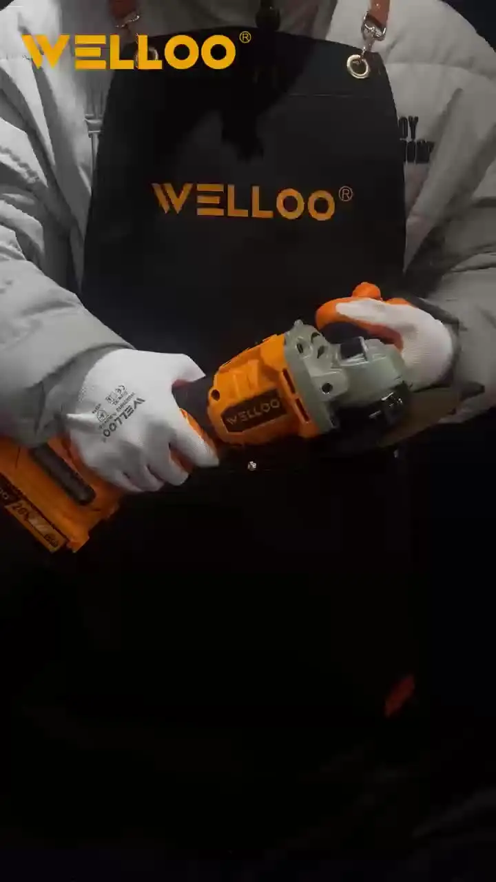 WELLOO New Upgraded 20v Li-ion Cordless Angle Grinder High-power Cutting and Grinding Tools model CAG54115S CORDLESS TOOLS product thumbnail 9