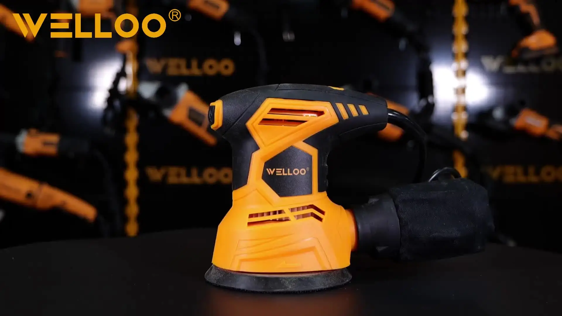 WELLOO Hot Selling Wood Polishing Electric Dry Wall Sandpaper Polishing Machine 300w Industrial Grade Polishing Machine model RSD25125 POWER TOOLS product thumbnail 9