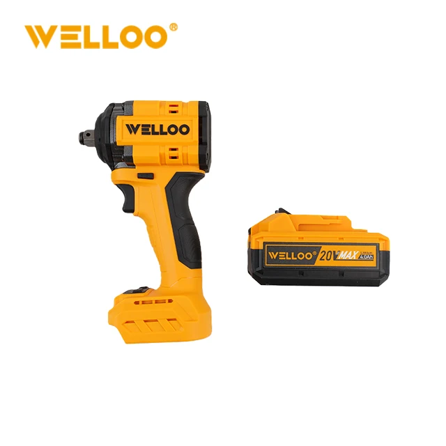 WELLOO New Arrival 20V Cordless Impact Wrench 1/2 Inch Adjustable Speed 280Nm Brushless Impact Wrench for DIY & Construction model CPW72500S CORDLESS TOOLS product