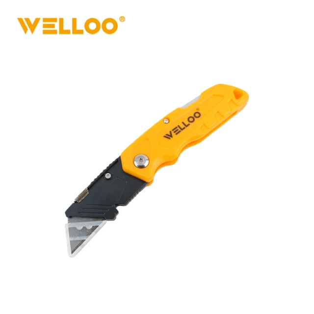 WELLOO Industrial 61mmx19mm Utility Knife Hand Portable Folding Utility Knife with Plastic Handle model FKF6519 HAND TOOLS product thumbnail 6