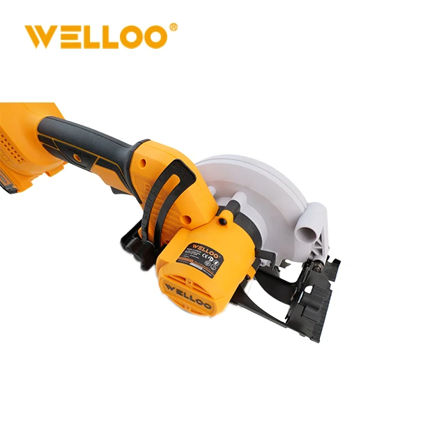 WELLOO Portable 20V Li-Ion Cordless Circular Saw 150mm Blade Handheld Cutting Circular Saw for Woodworking model CLS25137S CORDLESS TOOLS product thumbnail 5