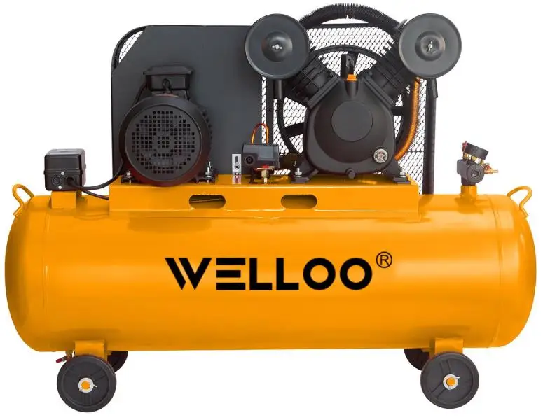 WELLOO Professional Belt Driven 100L Air Compressor 2.2KW 3HP for Garage and Factory Use model ACP22100B/ACP22200B AIR TOOLS product thumbnail 2