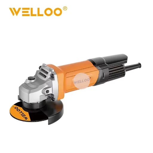 WELLOO Professional Electric Angle Grinder 100mm 760W Power Cutter Grinder Tool Machine for General Grinding and Polishing model AGD63100 NEW HOT PRODUCTS product