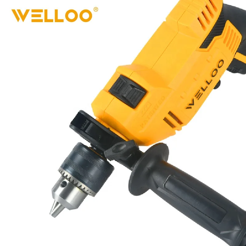 WELLOO Strong Power Industrial Power Tools Drill Screwdriver Hammer Drill Impact 810W 13mm Strong Percussion Drill Manual model IPD91810 NEW HOT PRODUCTS product