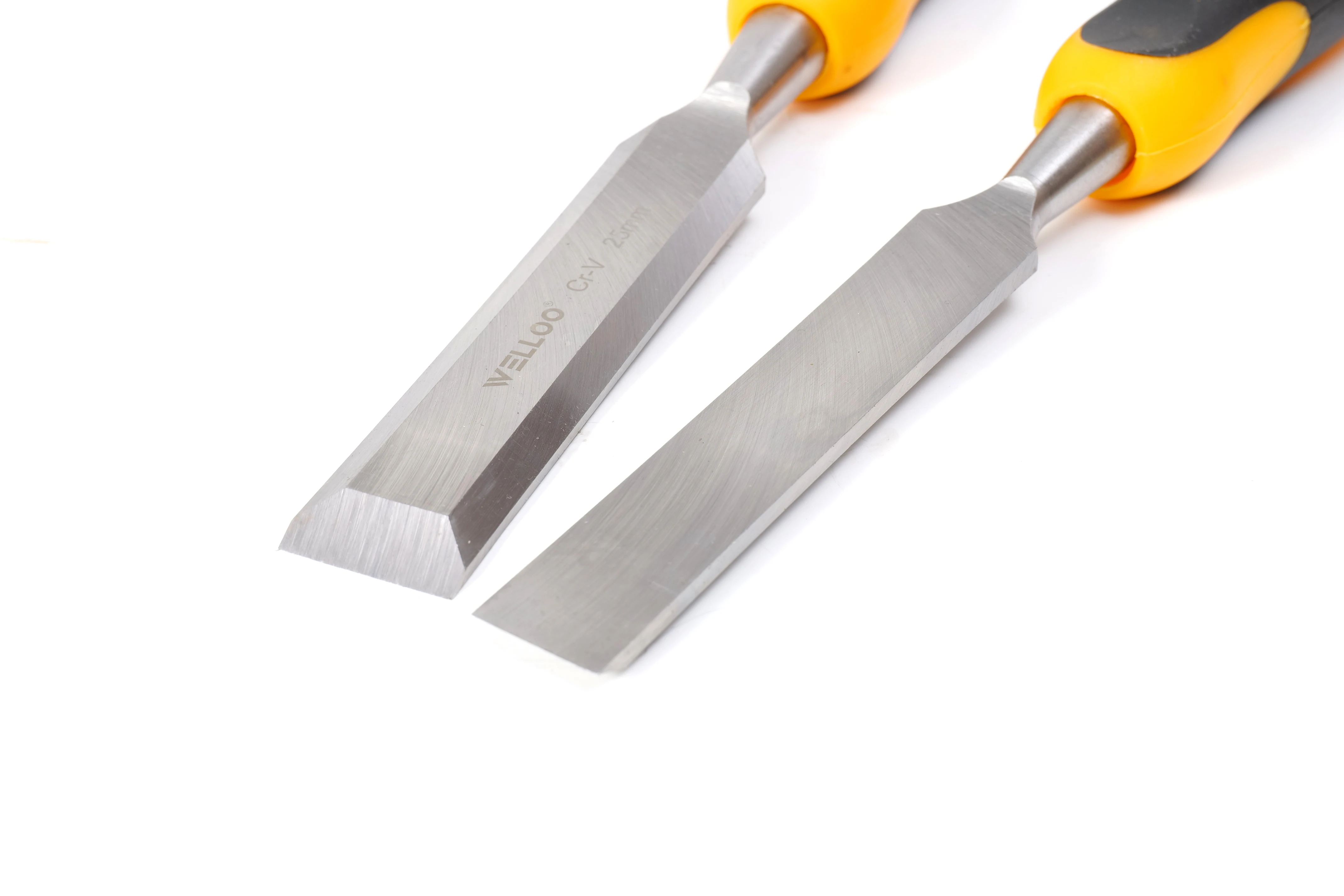 WELLOO New Arrival 4PCS Wood Chisel Set 6/12/19/25mm Sharp Edge Comfortable TPR Handle for Wood Carving model WCS5404 HAND TOOLS product thumbnail 4
