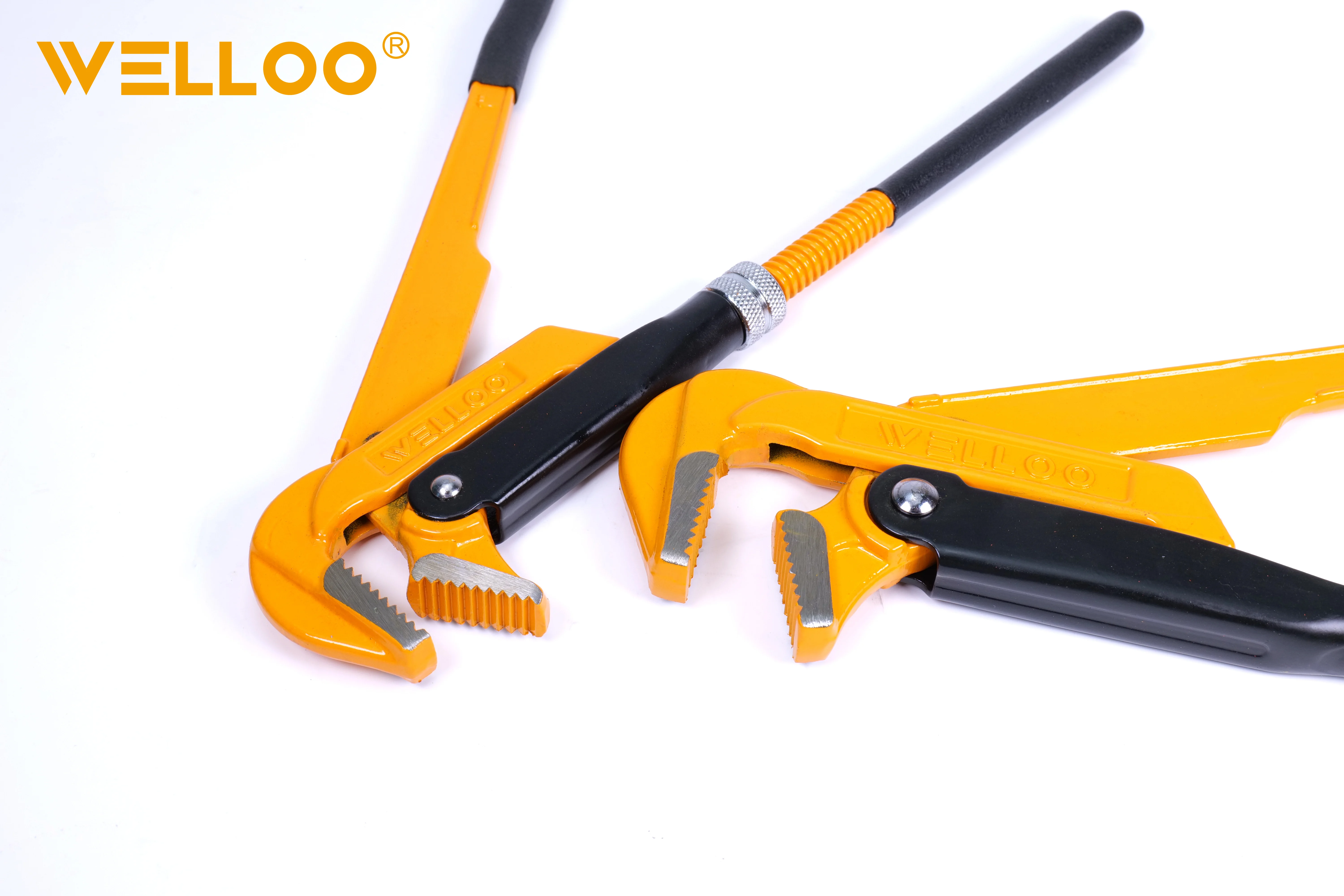 WELLOO Max Clamping Diameter 40mm Adjustable Pipe Wrench Carbon Steel Plumbing Wrench model HPW0910 HAND TOOLS product thumbnail 4