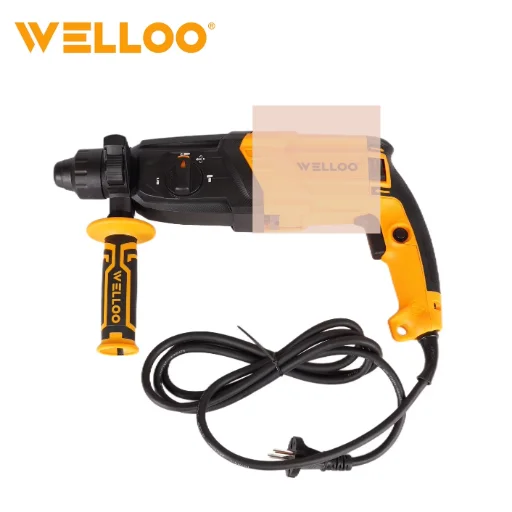 WELLOO High Quality 800W Powerful Multi-function Electric Rotary Hammer Drill Machine with Brush Motor model RHML6026 POWER TOOLS product thumbnail 3