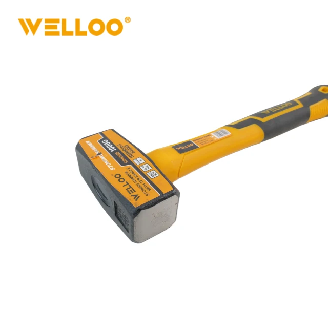 WELLOO Splitting Hammer German Type Stone 1kG Machinist Hammer High Carbon Steel Hammer Wall Crushing Tool model SHM61000 HAND TOOLS product thumbnail 6