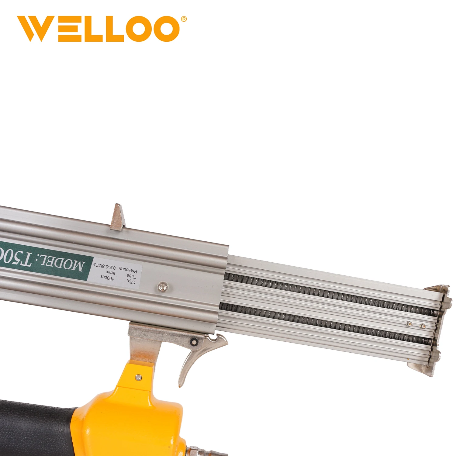 WELLOO Wholesale Price Portable Power Air Nail Gun High Power Handheld Nail Gun for Home Furniture Use model ANGT50 AIR TOOLS product thumbnail 7