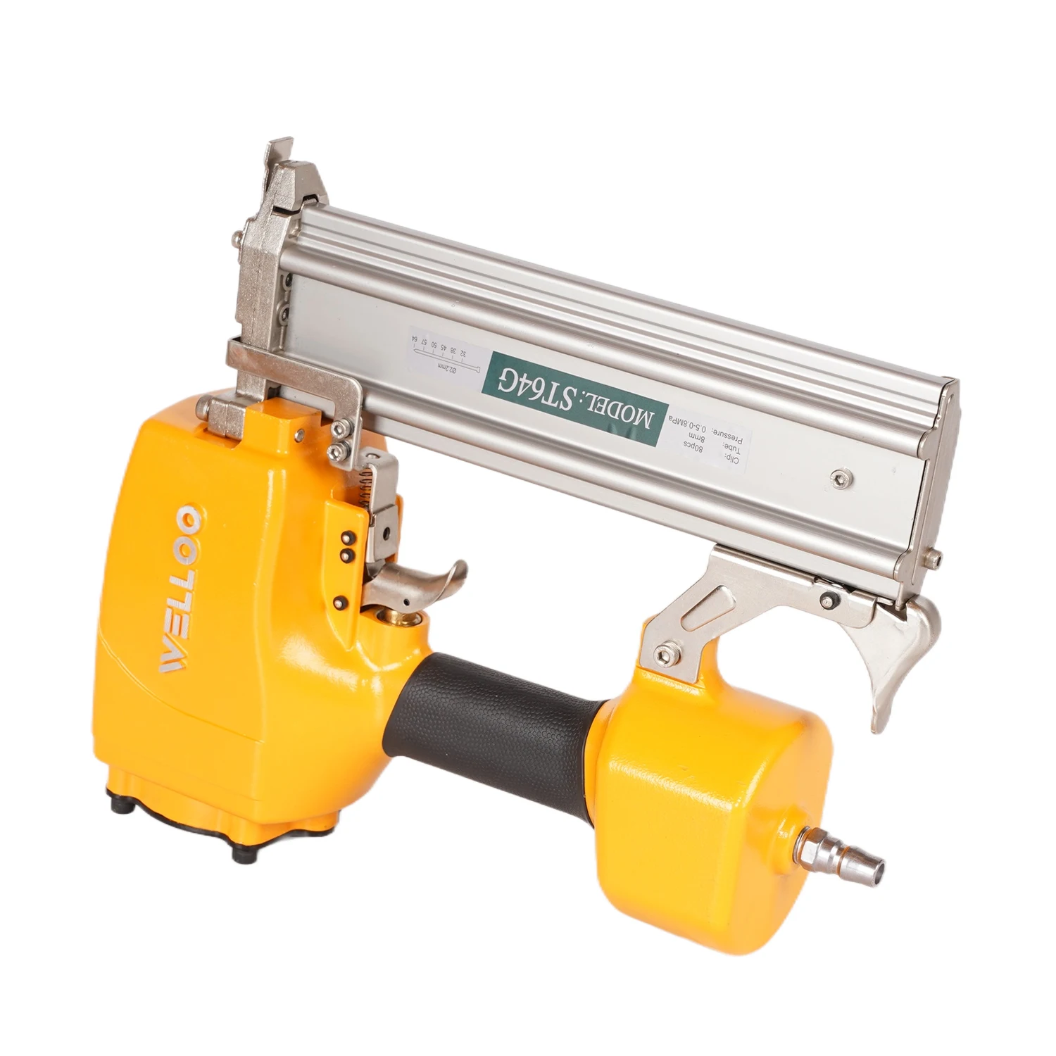 WELLOO Quality Assurance 10-64mm Nail Length Air Nailing Machine Pneumatic Tools Wood Nailing Machine model ANGT64 AIR TOOLS product thumbnail 5