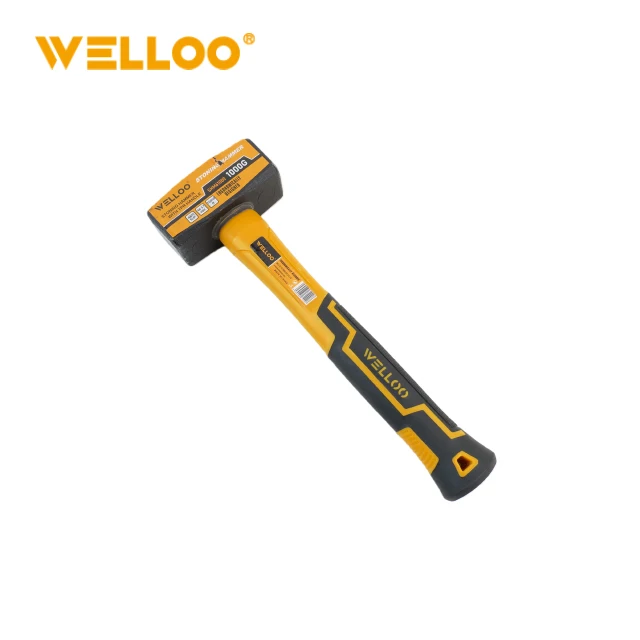 WELLOO Splitting Hammer German Type Stone 1kG Machinist Hammer High Carbon Steel Hammer Wall Crushing Tool model SHM61000 HAND TOOLS product thumbnail 5