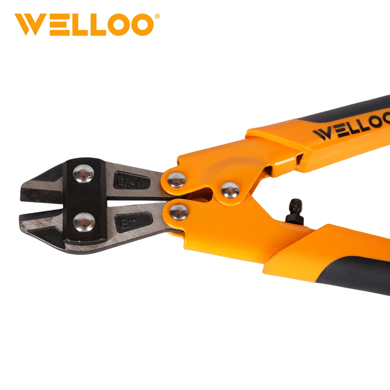 WELLOO Industrial Heavy Duty CR-V Bolt Cutter 8inch Soft Rubber Grip Bolt Cutter with TPR Handle model MBC1908 HAND TOOLS product thumbnail 4