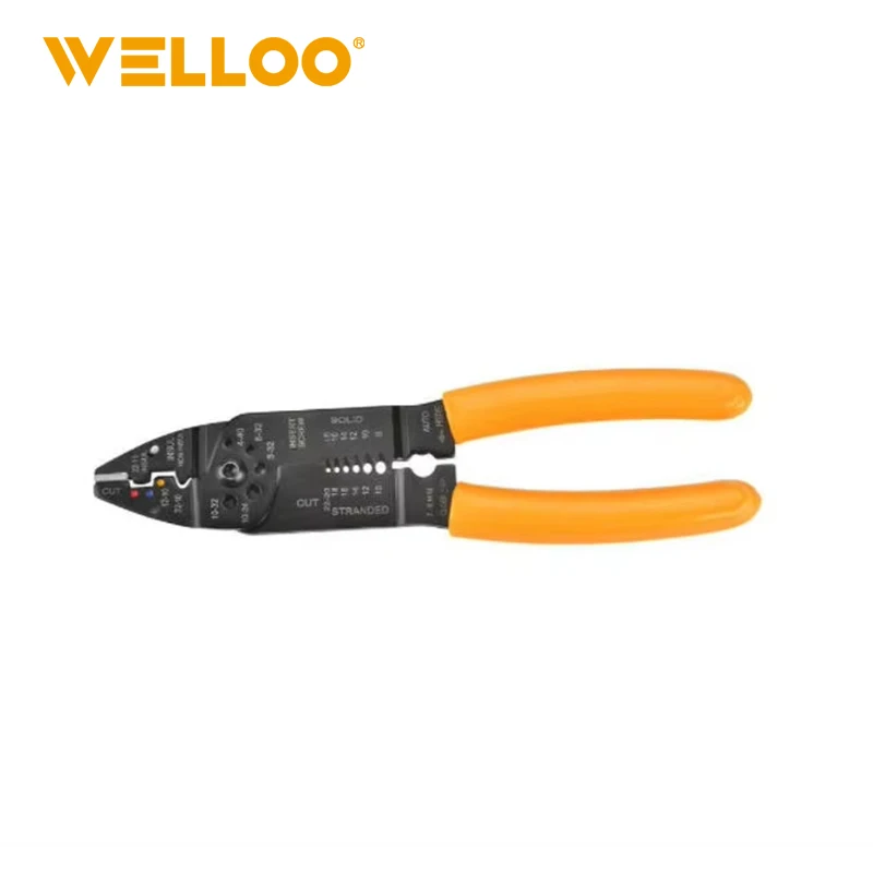 WELLOO 9 Inch Professional Ergonomic Handle Wire Stripper New Model Cable Cutter Iron Wire Pliers model WSP1003 HAND TOOLS product thumbnail 6