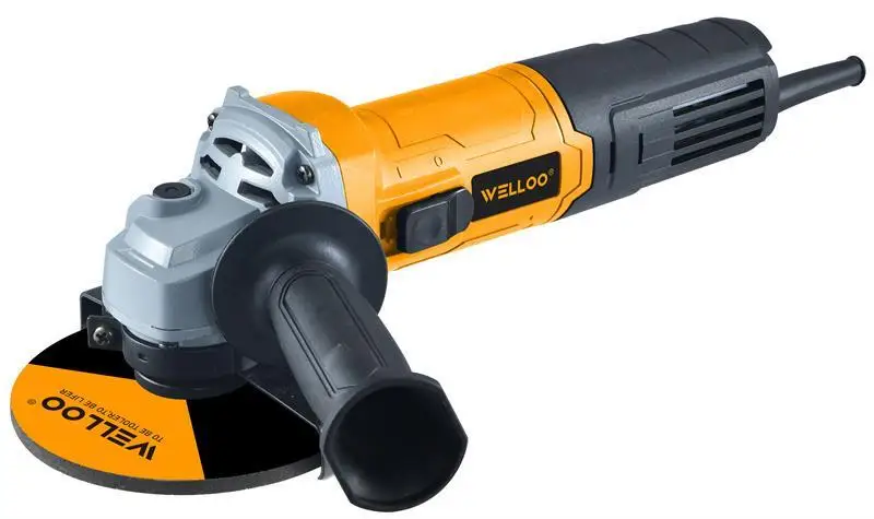 WELLOO Adjustable Speed Switch Cordless Angle Grinder Powerful Cordless Grinder With 1pcs Auxiliary Handle model AGD64125 POWER TOOLS product thumbnail 2
