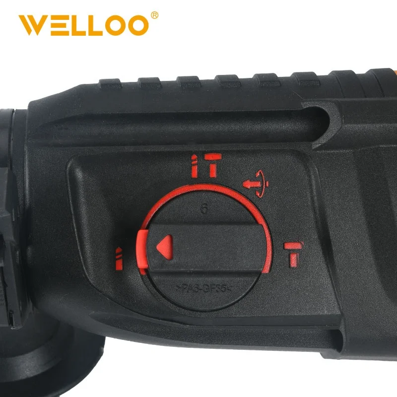 WELLOO Powerful Multi-function Electric Rotary Hammer Drill 110V 220V Portable Electric Breaker Demolition Jack Rotary Hammer model RHML7026 NEW HOT PRODUCTS product