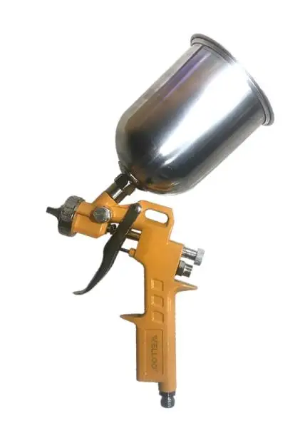 WELLOO 1000cc HVLP 1.7 mm Nozzle Pneumatic Gravity Feed Air Spray Paint Gun for Auto & Furniture model ASG4001 AIR TOOLS product thumbnail 2