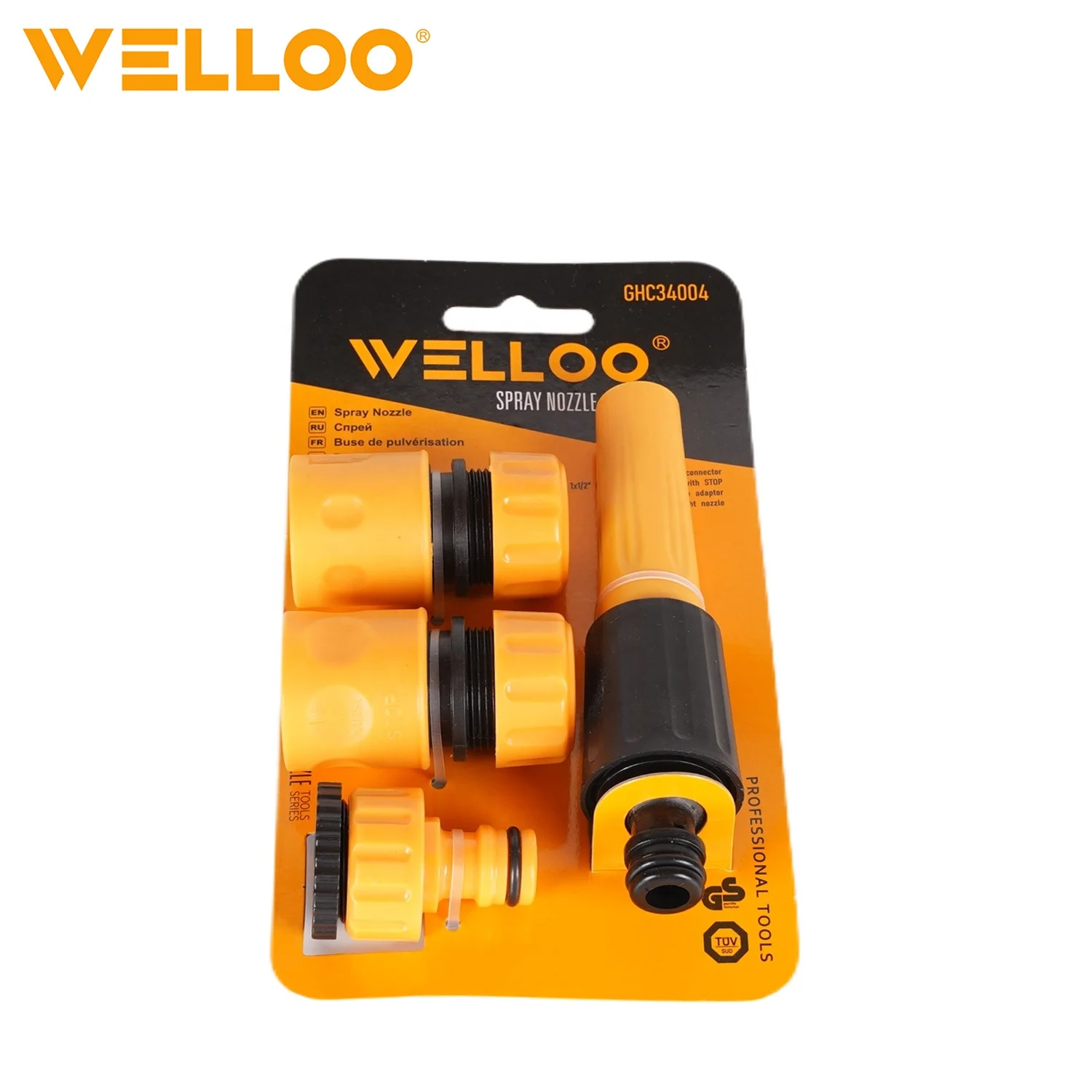 WELLOO Plastic Garden Hose Accessories Household Portable Hand Tool Set Hose Quick Connector with STOP model GHC34004 HAND TOOLS product thumbnail 2
