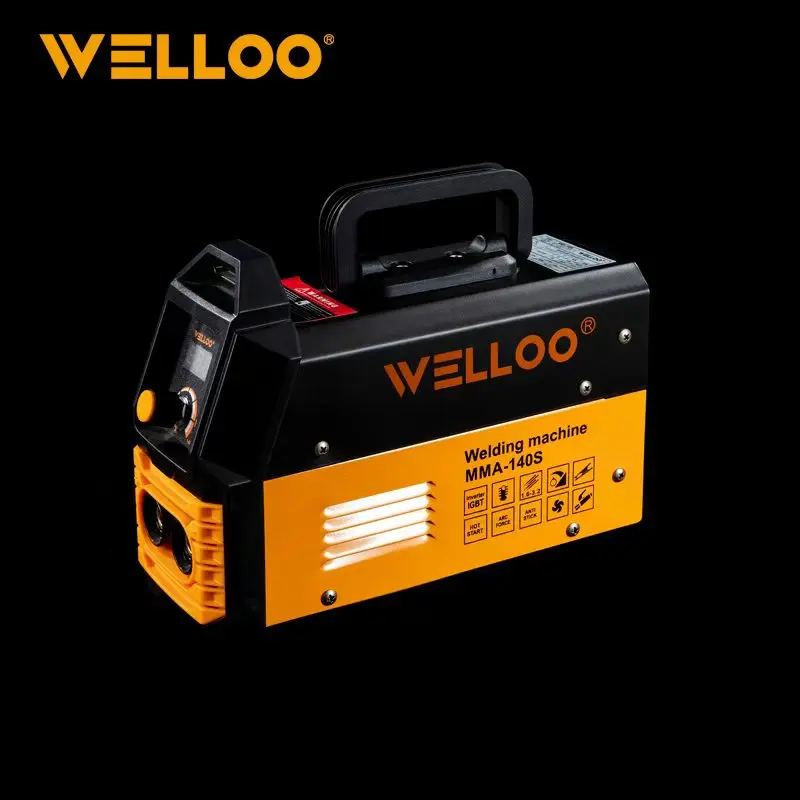 WELLOO High Quality Portable Inverter Welding Machine 35-50V High Frequency Home Welding Machine with Digital Display LCD model DW-MMA140S NEW HOT PRODUCTS product