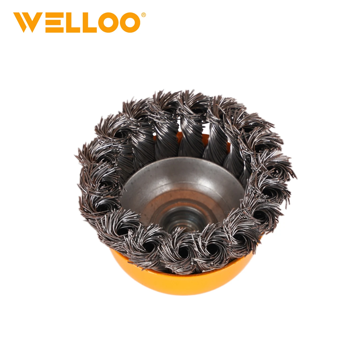 WELLOO Source Factory 75mm Steel Wire Brush Material and Industrial Brush Type Twisted Wire Wheel Cup Brushes model WCTS23075 ACCESSORIES product thumbnail 4