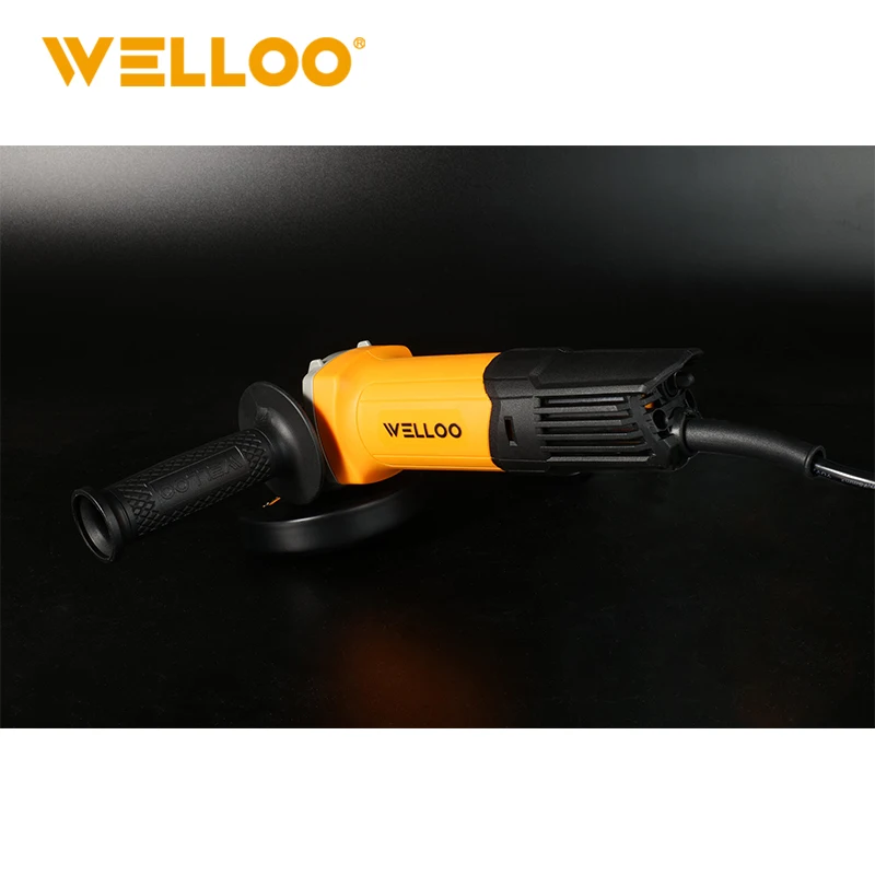 WELLOO High Quality Industrial Grade 100MM 900W Power Electric Mini Angle Grinder for Surface Cutting model AGD66100 POWER TOOLS product thumbnail 5