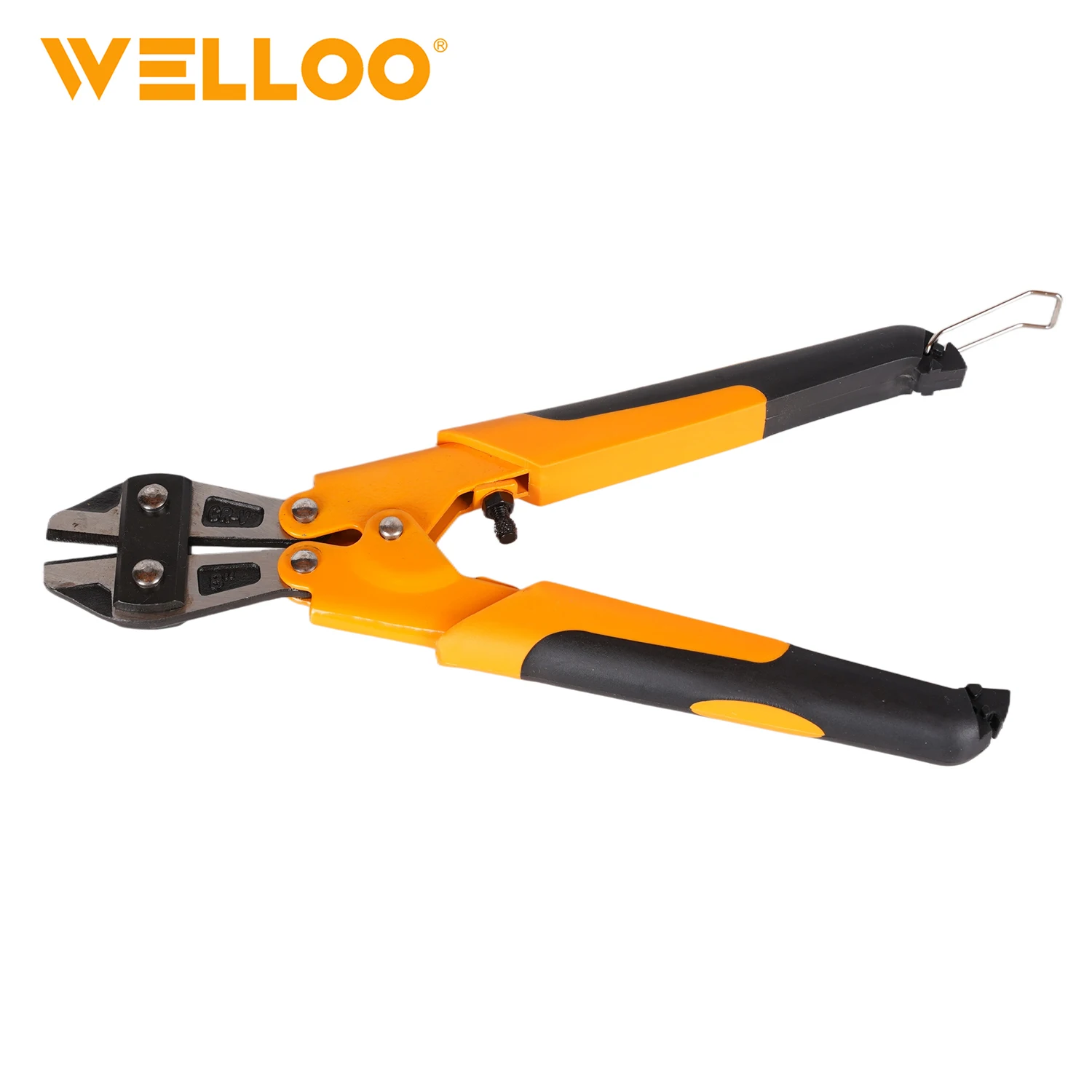 WELLOO Industrial Heavy Duty CR-V Bolt Cutter 8inch Soft Rubber Grip Bolt Cutter with TPR Handle model MBC1908 HAND TOOLS product thumbnail 3