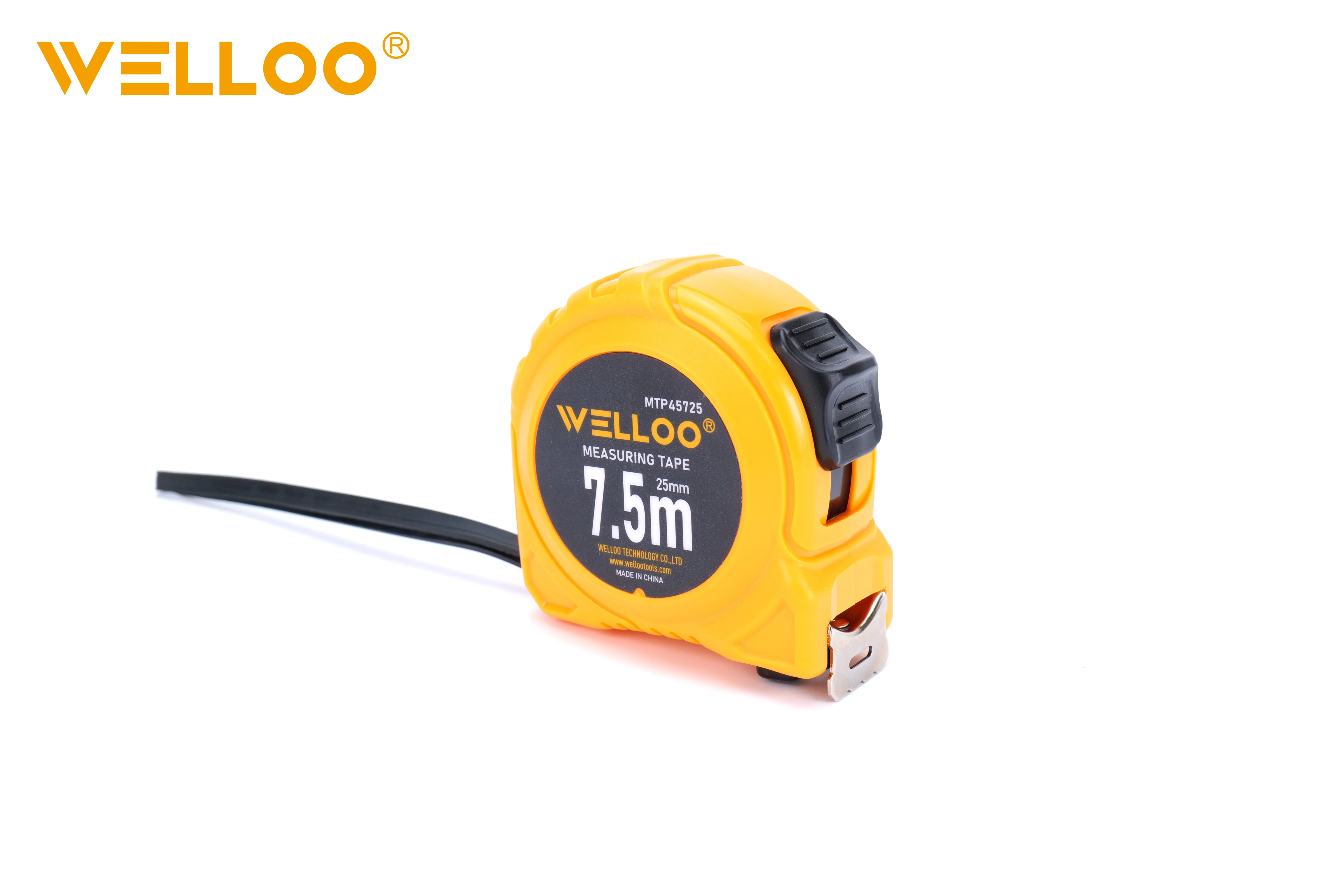 WELLOO High Dimensional Accuracy 3M*16mm Steel Tape Measure Hand Portable Retractable Tape Measure model MTP45316 HAND TOOLS product thumbnail 3
