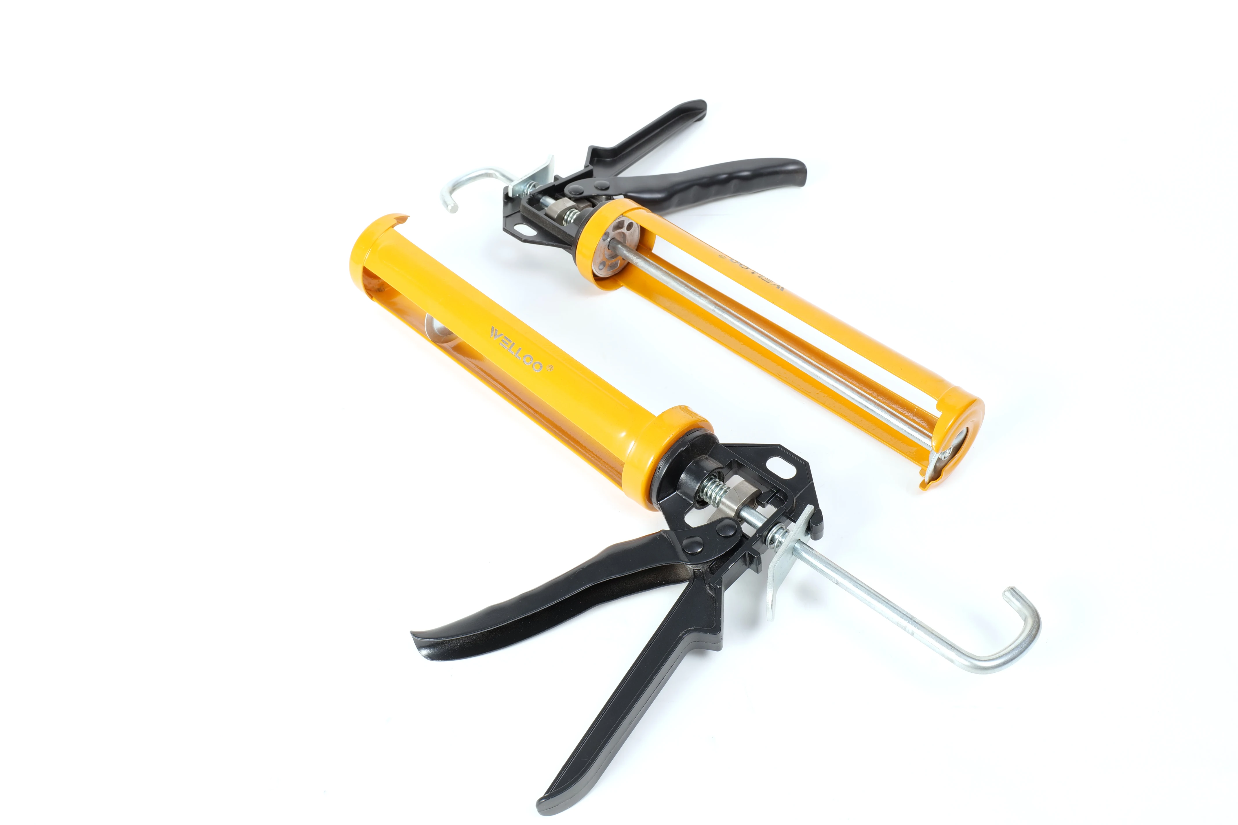 WELLOO 9 Inch/225mm Ratchet Grip Caulk Gun 600g 1.5mm Thickness Smooth Rod Plunger Caulk Gun model CKG8003 HAND TOOLS product thumbnail 3