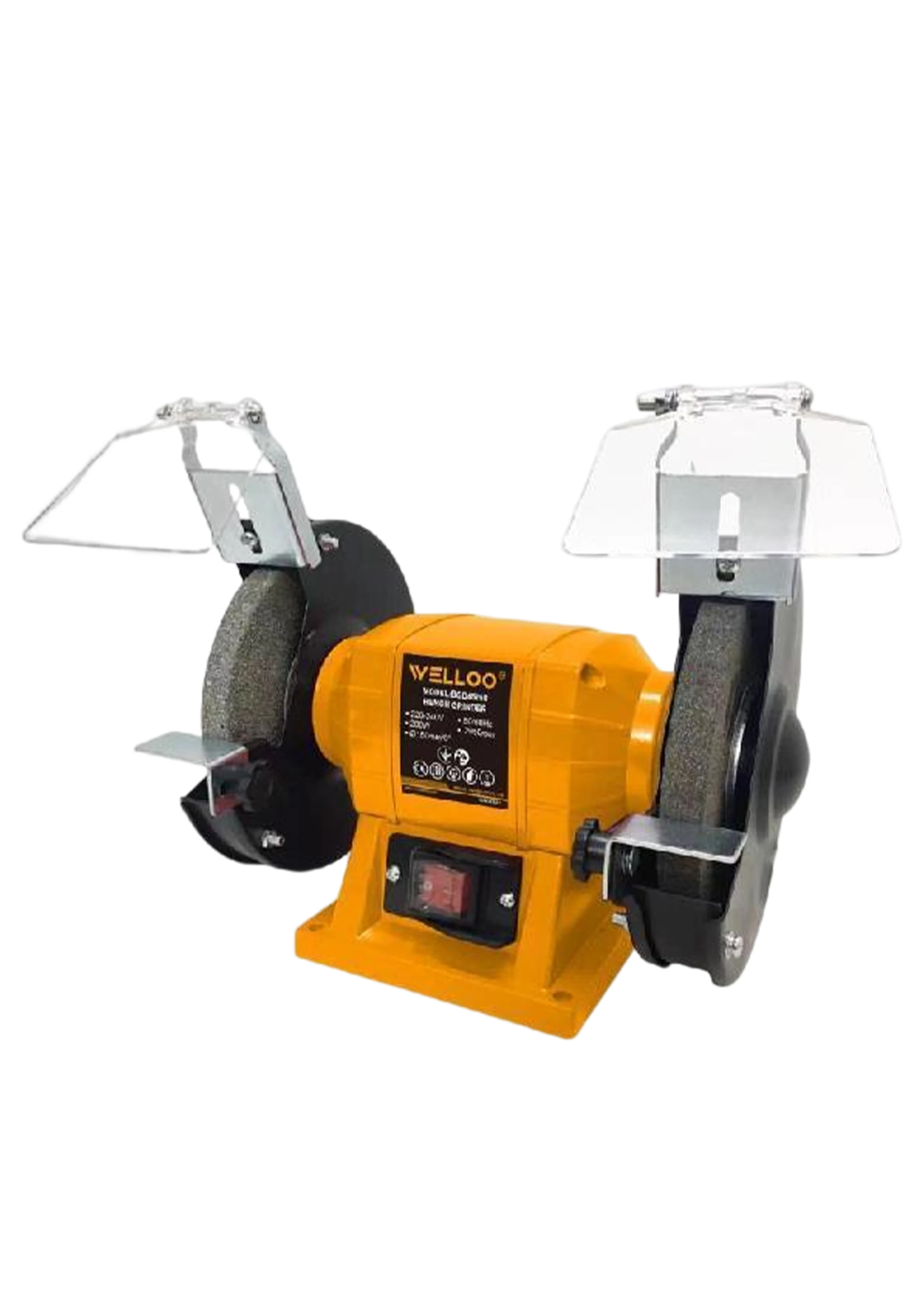 WELLOO High Quality 190W Electric Mini Desktop Electric Bench Grinder 6mm Thickness Small Industrial Bench Grinder Machine model BGD65150 POWER TOOLS product thumbnail 3