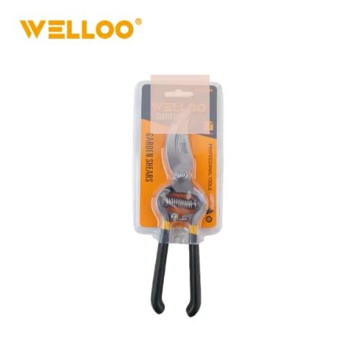 WELLOO High Quality 8'' 10'' 55#carbon Steel Trimming Scissors Polish and Anti-rust Oil Gardening Clippers model GDS3608 HAND TOOLS product thumbnail 9