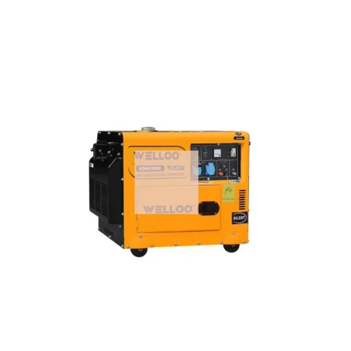 WELLOO Portable 5kw Silent Diesel Generator Single Cylinder 12L Electric Starter Diesel Electric Generator model SDG85000 EQUIPMENT product thumbnail 9