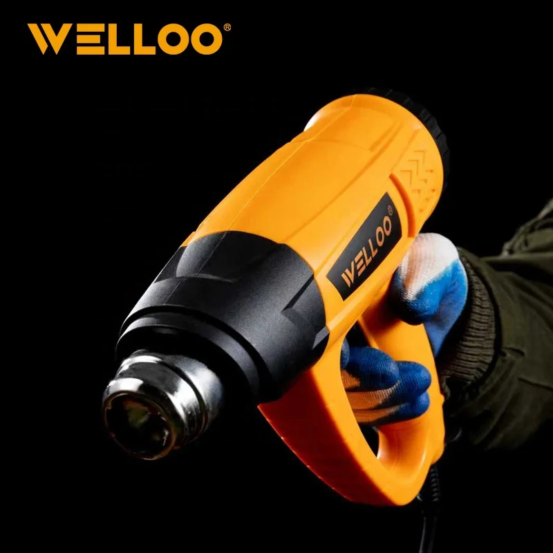 WELLOO Industrial 2000W Hot Air Gun Dual Temperature Electric Heat Blower 220V for Soldering and DIY Use model HGT41200A POWER TOOLS product thumbnail 2