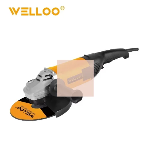 WELLOO Professional Heavy-Duty Electric Angle Grinder 2400w 230mm 6500rpm Powerful Angle Grinder model AGD69230 POWER TOOLS product thumbnail 9