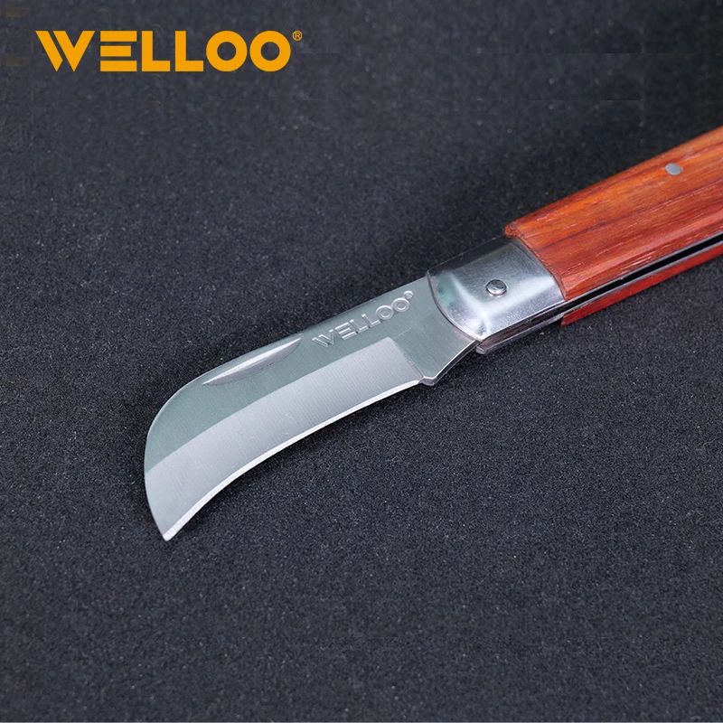 WELLOO Factory Wholesale 7 Inch Electrician Knife Plastic Handle Insulated Electrician Knife for Electrical Maintenance Work model EFK63185 HAND TOOLS product thumbnail 5