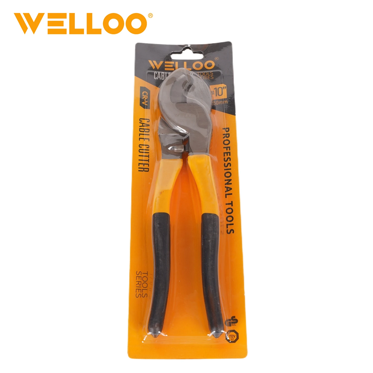 WELLOO Factory Direct Sales Manual 55#carbon Steel Crimping Pliers 10Inch/250mm Labor-saving Cable Shears and Cutting Pliers model CCT1610 HAND TOOLS product thumbnail 3
