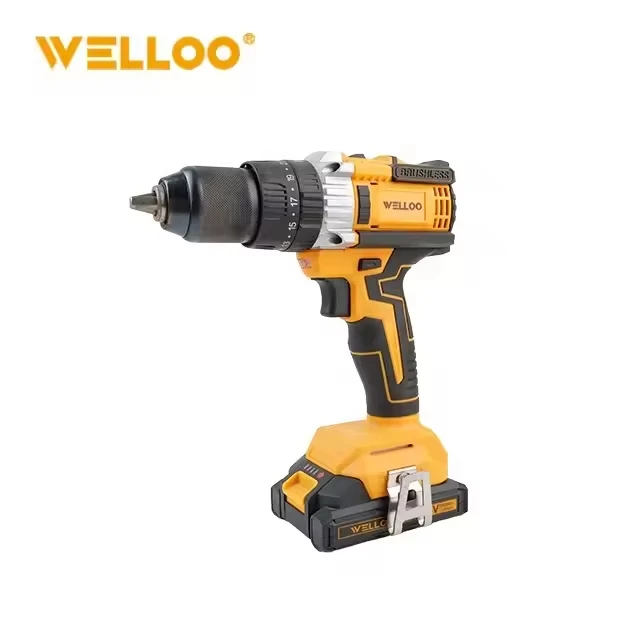 WELLOO 21V Lithium Mini Electric Screwdriver & Cordless Impact Drill | Battery Included Precision Tool for Woodworking & Home Repair model CID50221T CORDLESS TOOLS