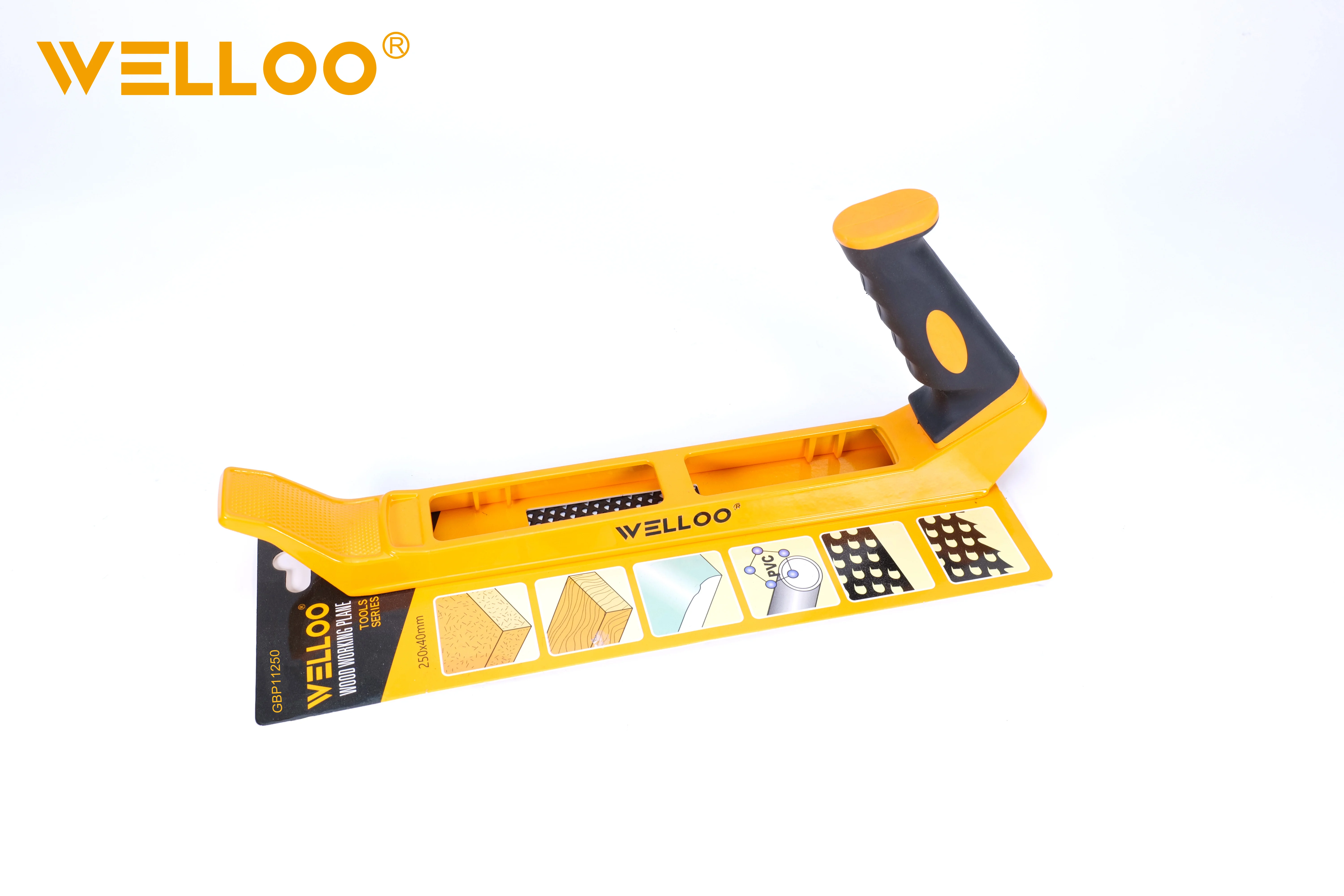 WELLOO Professional Wallboard Gypsum Board Planing 250*40mm Aluminum Body Drywall Edge Chamferer with Replaceable Blades model GBP11250 HAND TOOLS product thumbnail 3