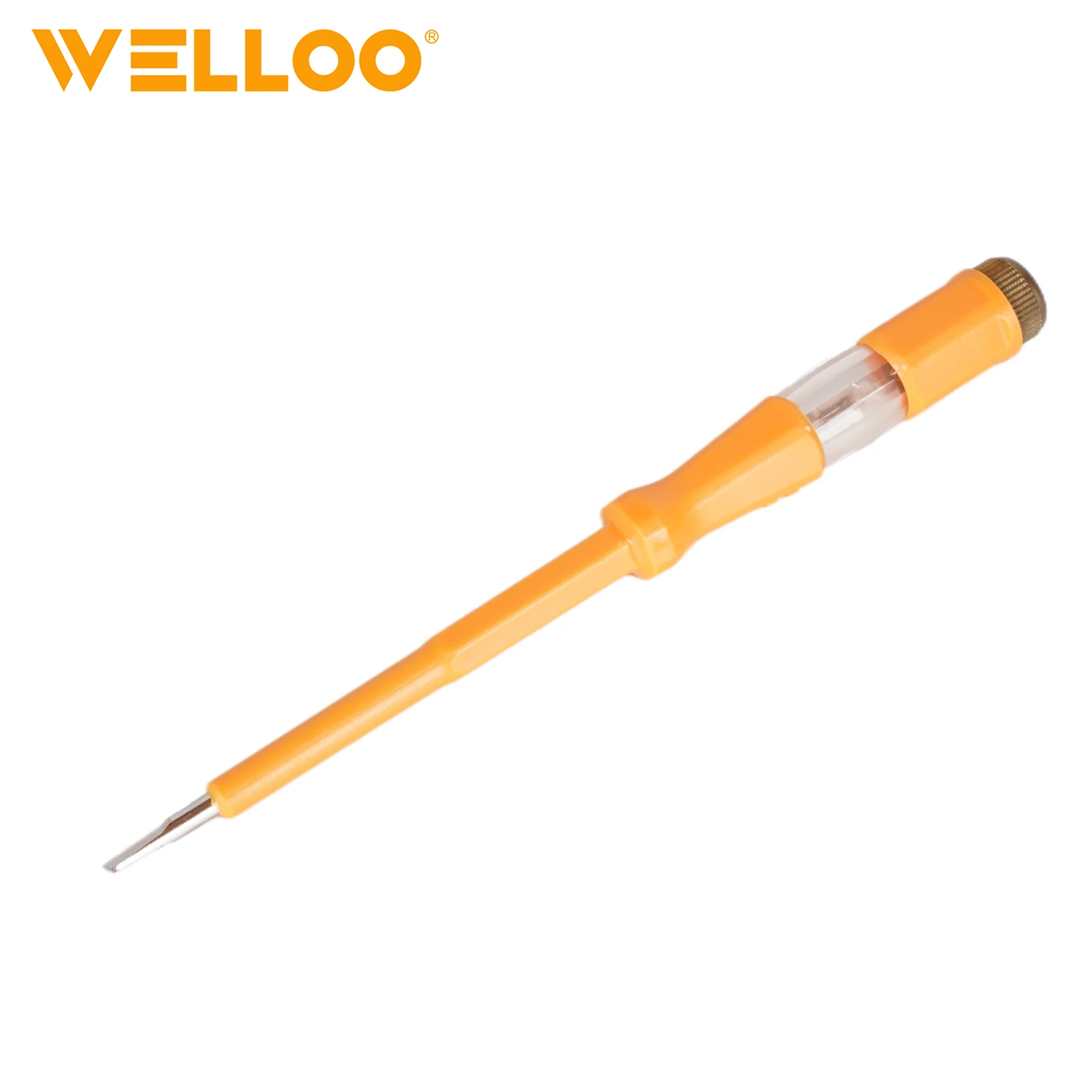WELLOO Newly Upgraded CRV Material High Voltage Tester with Plastic Handle 110-500v Screwdriver for Voltage Test model DVT63140 HAND TOOLS product thumbnail 5