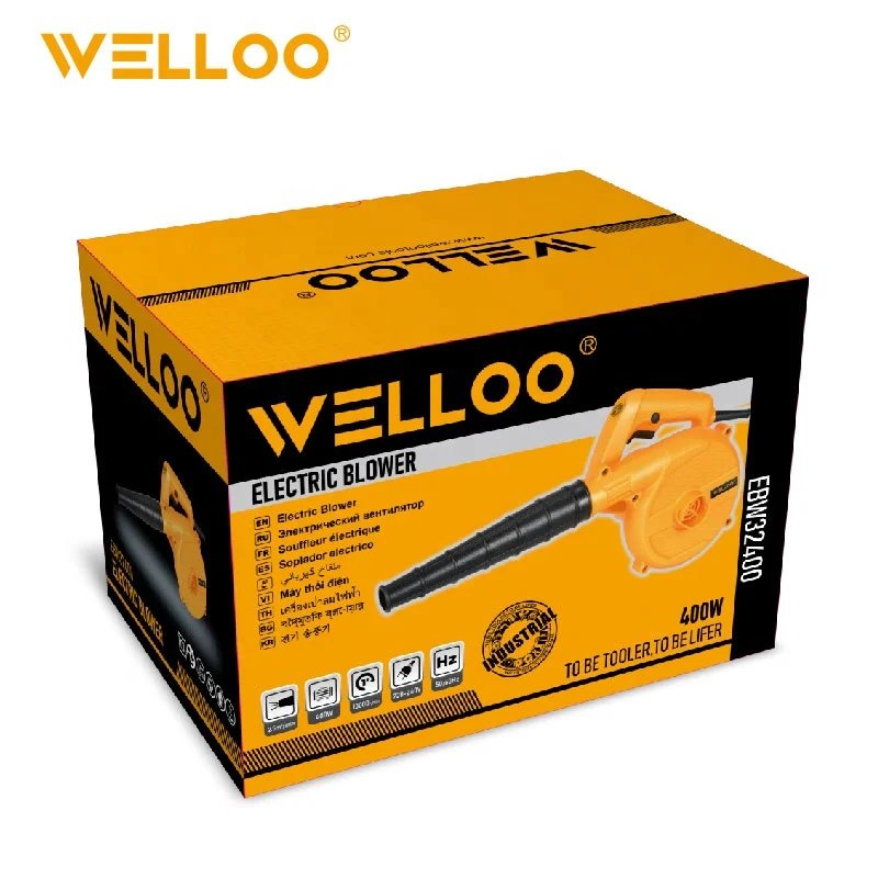 WELLOO Wholesale Portable air Dust Collector and Garden Leaf Dust Removal Cleaner No-load Speed 13000rpm Leaf Blowers model EBW32400 NEW HOT PRODUCTS product thumbnail 6