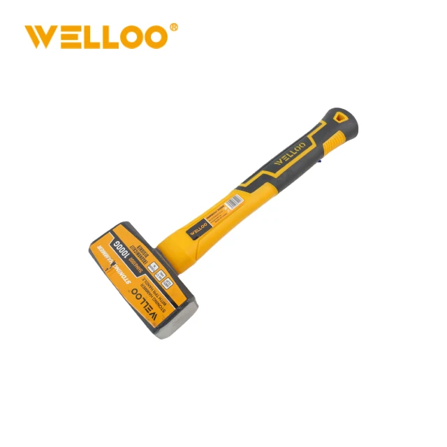 WELLOO Splitting Hammer German Type Stone 1kG Machinist Hammer High Carbon Steel Hammer Wall Crushing Tool model SHM61000 HAND TOOLS product thumbnail 4