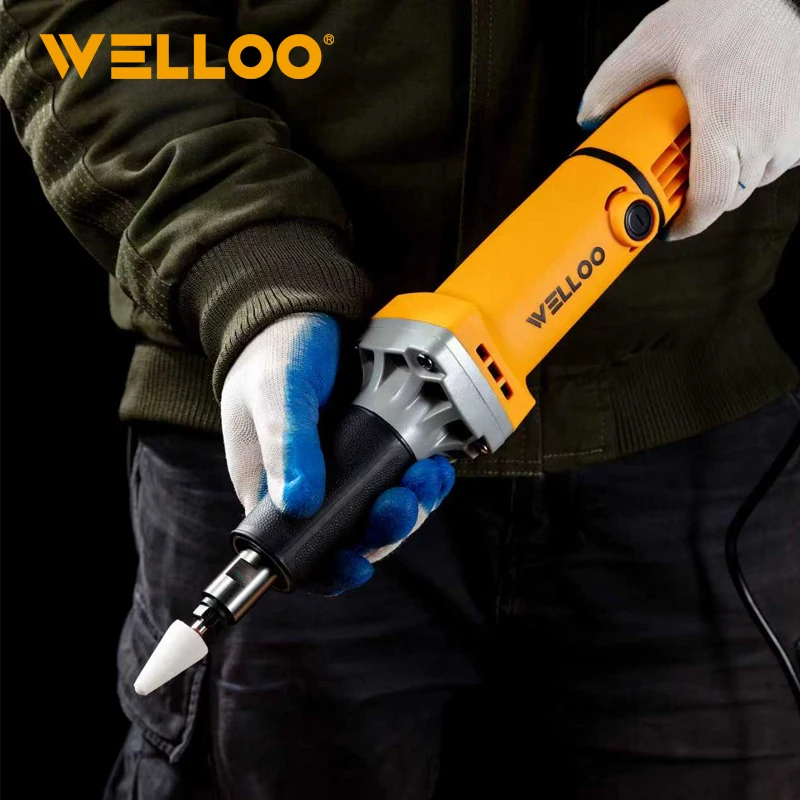 WELLOO The Newly Upgraded 6mm 400-watt Electric Die Grinder High Speed Rotary Tool for Metal Grinding and Polishing model DG76006 POWER TOOLS product thumbnail 2