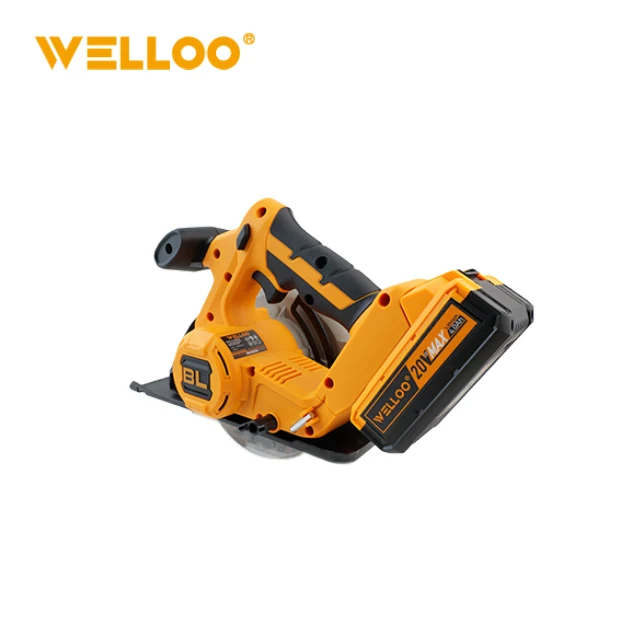 WELLOO 20V Li-Ion Circular Saw Cordless 165mm Blade Adjustable Cutting Depth Electric Circular Saw for DIY Construction model CLS25138S CORDLESS TOOLS product thumbnail 6