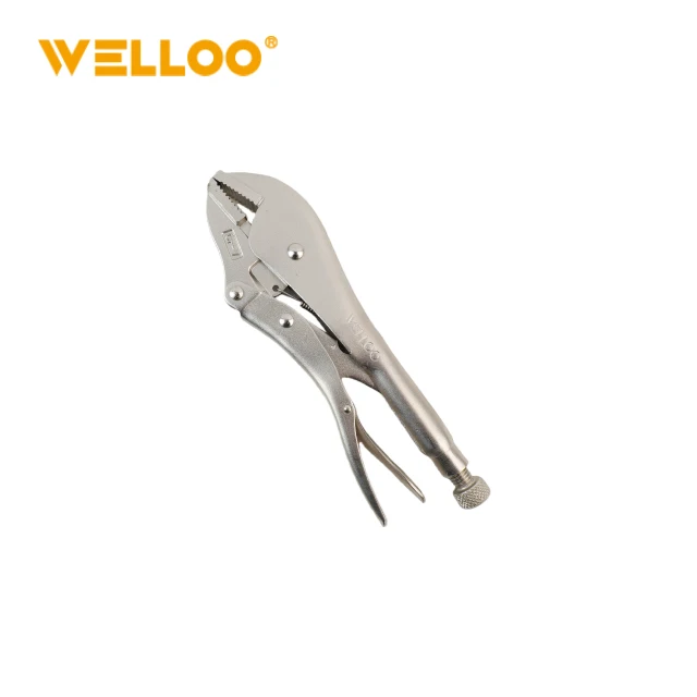 WELLOO High Quality OEM 10in CRV Straight Jaw Locking Pliers for Industrial Grip model HLP26103 HAND TOOLS product thumbnail 6